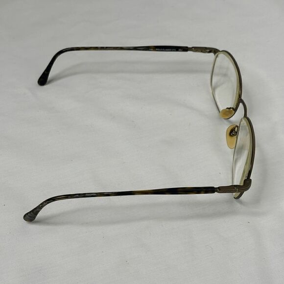 Vintage POLO CLASSIC 247 By Ralph Lauren Bronze Metal Tortoise Ears Leather Case - Picture 7 of 10